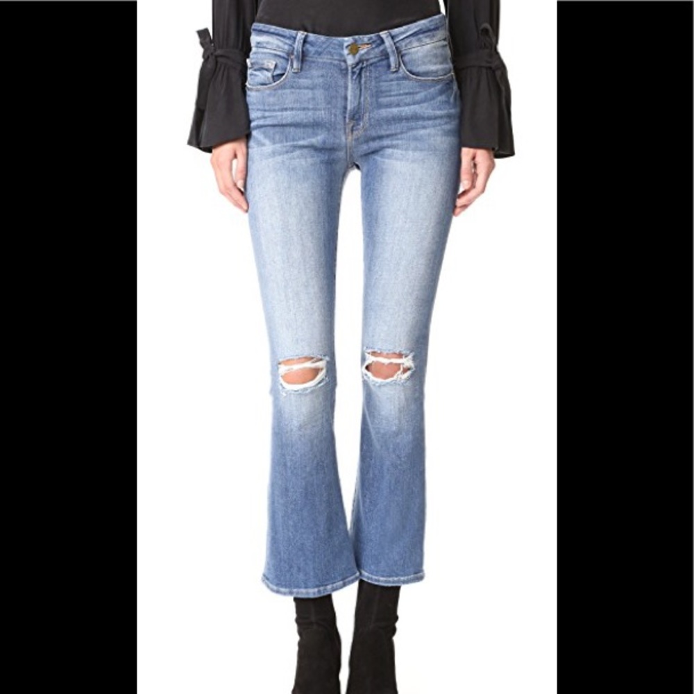 the Frame Le Crop Mini Boot Jeans 25